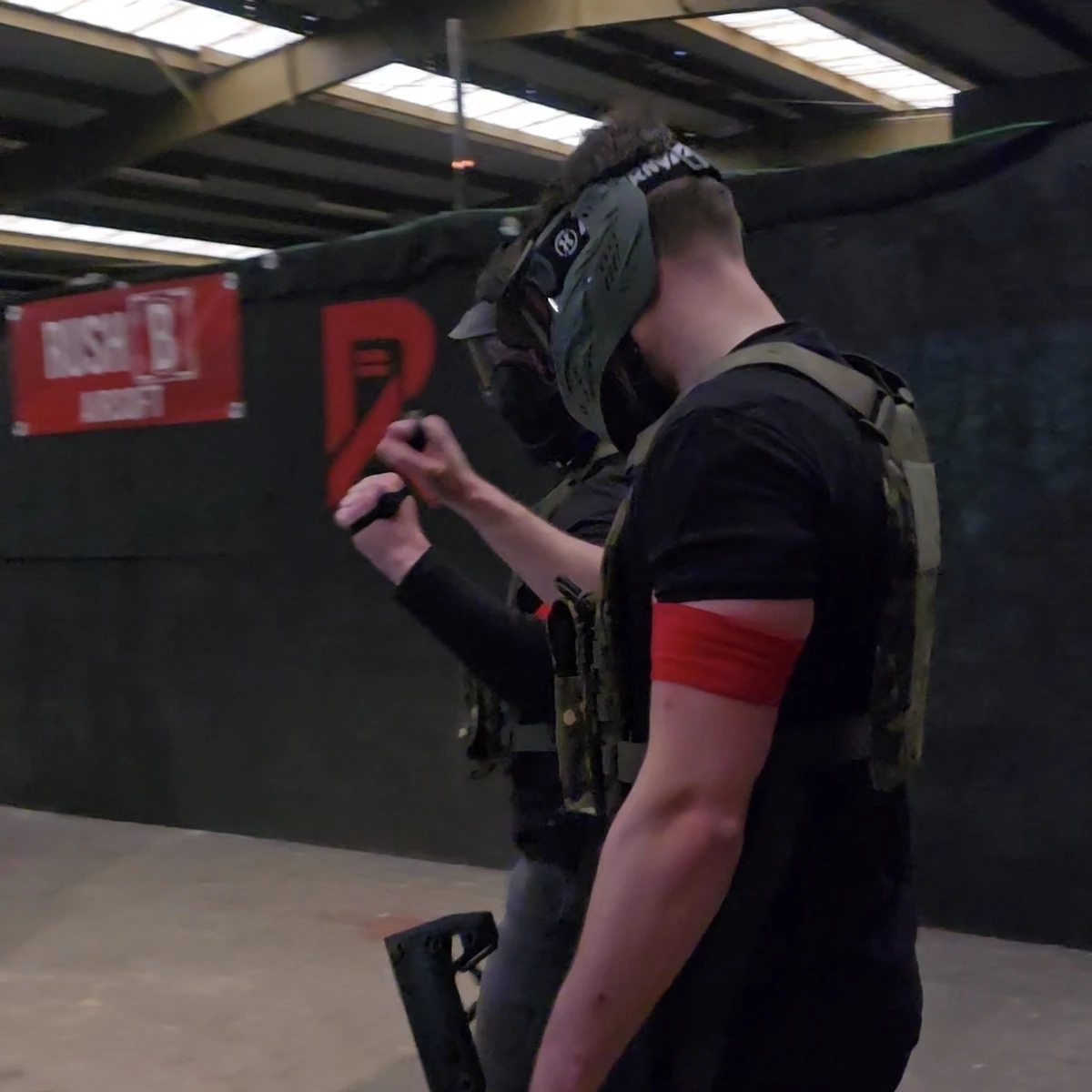 Airsoft actie bedrijfsuitje